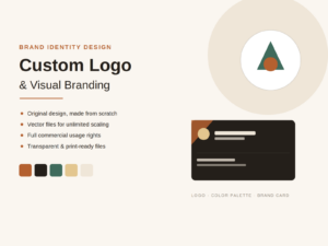 Custom Business Logo Creation & Visual Branding Solutions