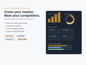 Market Research & Competitive Analysis Service