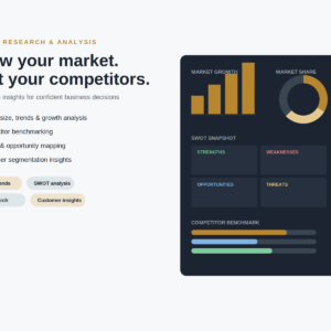 Market Intelligence & Competitor Research Service