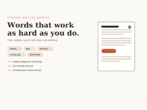 Professional Content Writing Service for Websites, Blogs, Newsletters, and Digital Marketing
