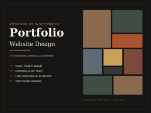 Responsive WordPress Portfolio Website Design and Development for Professionals and Businesses